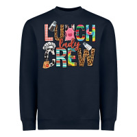 Navy lunch lady crew Heavyweight Sweatshirt - NancyCooperArtShop