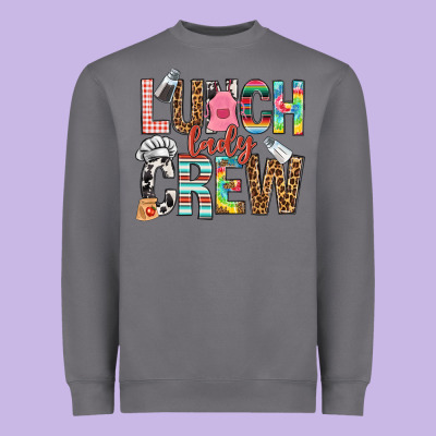 Lunch Lady Crew Heavyweight Sweatshirt Designed By Nancycooperartshop