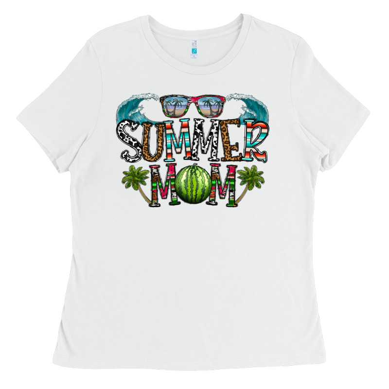 Summer Mom Ladies Tee by CowhideDigitalArt | Teevron