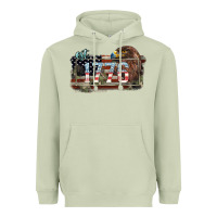 Matcha Eat. 1776 eagle 4th of july Heavyweight Hoodie - HowdyJamesFarm