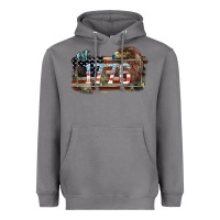 Storm Eat. 1776 eagle 4th of july Heavyweight Hoodie - HowdyJamesFarm
