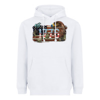 White Eat. 1776 eagle 4th of july Heavyweight Hoodie - HowdyJamesFarm