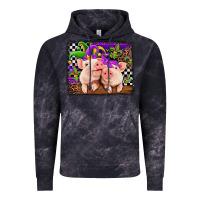 Cloud Black mardi gras western leopard pigs Vintage Hoodie - Jasminsmagicworld