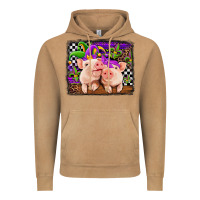Vintage Camel mardi gras western leopard pigs Vintage Hoodie - Jasminsmagicworld
