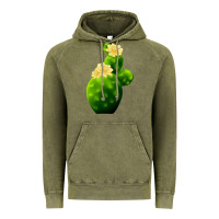 Vintage Olive texas cactus Vintage Hoodie - LillyAllenDesigns