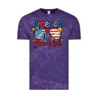 Cloud Purple america the beautiful Vintage Tee - MaliasSmallBusiness