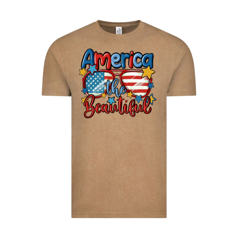 America The Beautiful Vintage Tee by MaliasSmallBusiness | Teevron