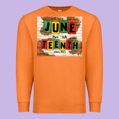 Juneteenth Free Ish Since 1865 Premium Sweatshirt Designed By Tumblerdesignbyshophia