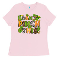 Bubblegum Pink St. Patrick's Can't pinch this Ladies Tee - OliviaCreatesArt