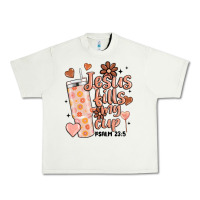 Pistachio valentine jesus fills my cup Urban Heavy Tee - MaliasSmallBusiness