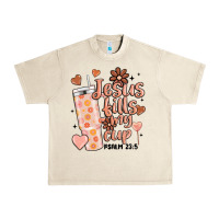 Sandshell valentine jesus fills my cup Urban Heavy Tee - MaliasSmallBusiness