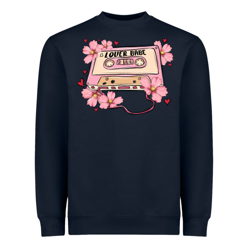 Lover Babe Valentines Day Heavyweight Sweatshirt by MaliasSmallBusiness | Teevron