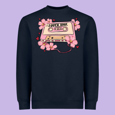 Lover Babe Valentines Day Heavyweight Sweatshirt Designed By Maliassmallbusiness
