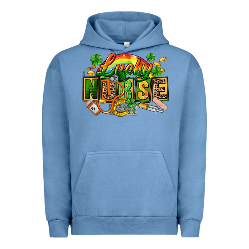 Lucky Nurse  St. Patricks Day Urban Hoodie by FaDigitalArtStudio | Teevron