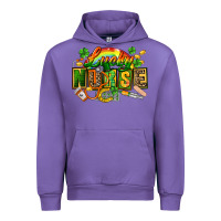 Tulip lucky nurse  St. Patricks Day Urban Hoodie - FaDigitalArtStudio