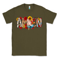 Army Green amen Classic Tee - RacoonDesign