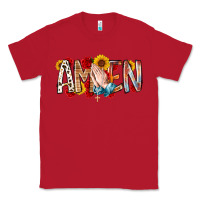 Red amen Classic Tee - RacoonDesign