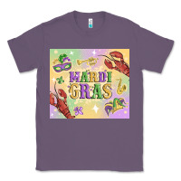 Lavender mardi gras Classic Tee - MaliasSmallBusiness