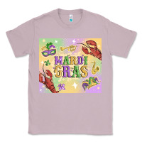 Lilac mardi gras Classic Tee - MaliasSmallBusiness