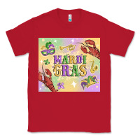 Red mardi gras Classic Tee - MaliasSmallBusiness