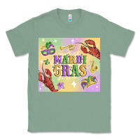 Sage mardi gras Classic Tee - MaliasSmallBusiness