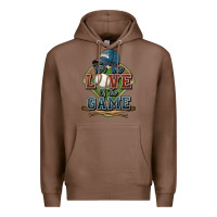 Chestnut for the love of the game baseball Premium Hoodie - HowdyJamesFarm