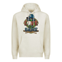 Oatmeal Heather for the love of the game baseball Premium Hoodie - HowdyJamesFarm
