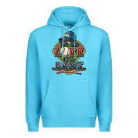 Ocean Blue for the love of the game baseball Premium Hoodie - HowdyJamesFarm