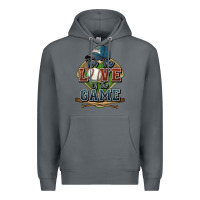 Rock for the love of the game baseball Premium Hoodie - HowdyJamesFarm