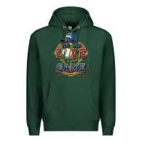 Sports Green for the love of the game baseball Premium Hoodie - HowdyJamesFarm