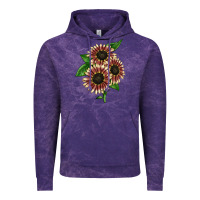 Cloud Purple strawberry blonde sunflower Vintage Hoodie - LillyAllenDesigns