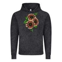 Vintage Black strawberry blonde sunflower Vintage Hoodie - LillyAllenDesigns