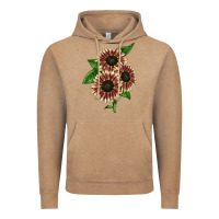 Vintage Coffee strawberry blonde sunflower Vintage Hoodie - LillyAllenDesigns