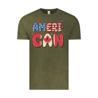 Vintage Olive American Vintage Tee - MaliasSmallBusiness