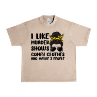 French Oak i like murder shows comfy clothes and maybe 3 peop Urban Heavy Tee - MaliasSmallBusiness