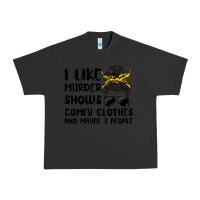 Pigment Black i like murder shows comfy clothes and maybe 3 peop Urban Heavy Tee - MaliasSmallBusiness