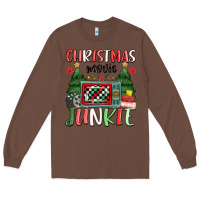 Chestnut Christmas movie junkie Long Sleeve Tee - MaliasSmallBusiness