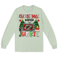 Matcha Christmas movie junkie Long Sleeve Tee - MaliasSmallBusiness