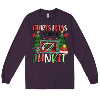 Plum Christmas movie junkie Long Sleeve Tee - MaliasSmallBusiness
