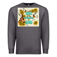 Charcoal Heather i will sing of the goodness of god Premium Sweatshirt - TumblerDesignByShophia