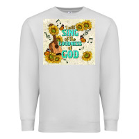 Dove Grey i will sing of the goodness of god Premium Sweatshirt - TumblerDesignByShophia