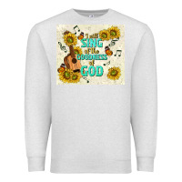 Oatmeal Heather i will sing of the goodness of god Premium Sweatshirt - TumblerDesignByShophia