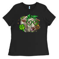 Black Charolais St. Patrick's Day Ladies Tee - OliviaCreatesArt