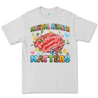 Dove Grey mental health matters Premium Tee - Artiststas