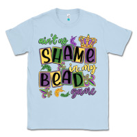 Dusty Blue ain't no shame in my bead game Classic Tee - MaliasSmallBusiness