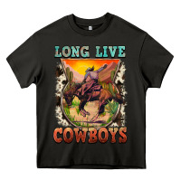 Asphalt long live cowboys Heavy Core Tee - FaDigitalArtStudio