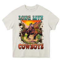 Cream long live cowboys Heavy Core Tee - FaDigitalArtStudio