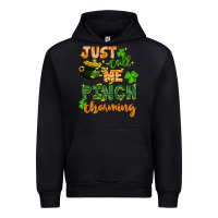 Black Just call me pinch charming St. Patricks Day Urban Hoodie - FaDigitalArtStudio