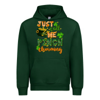 Forest Green Just call me pinch charming St. Patricks Day Urban Hoodie - FaDigitalArtStudio