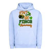 Pigment Grape Ice Just call me pinch charming St. Patricks Day Urban Hoodie - FaDigitalArtStudio